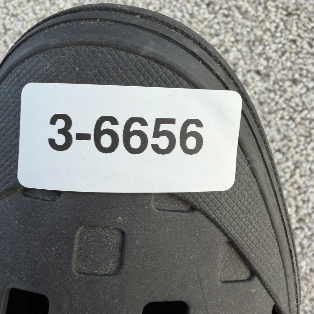 Vans Shoes Mens Size 13 Black Rubber Slip On Perforated Breathable Casual